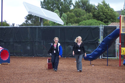 Karalee Browne of PG&E with Karen Holleran Karalee Browne of PG&E with Karen Holleran